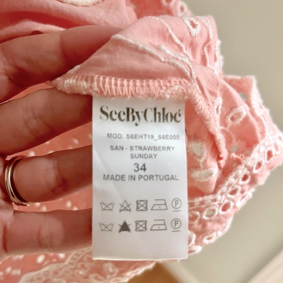 See by Chloe Off The Shoulder Cotton Top - Picture 3 of 4